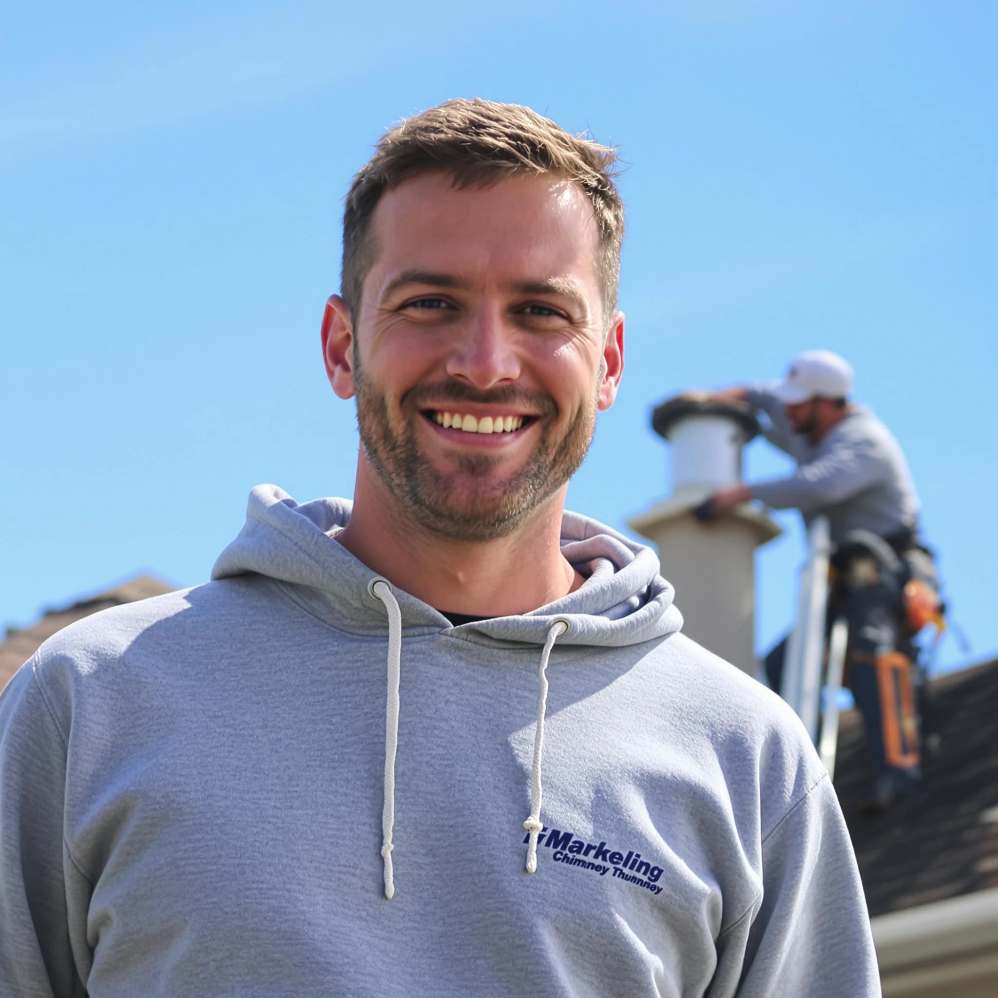 The Lake Land'Or Chimney Sweep team.