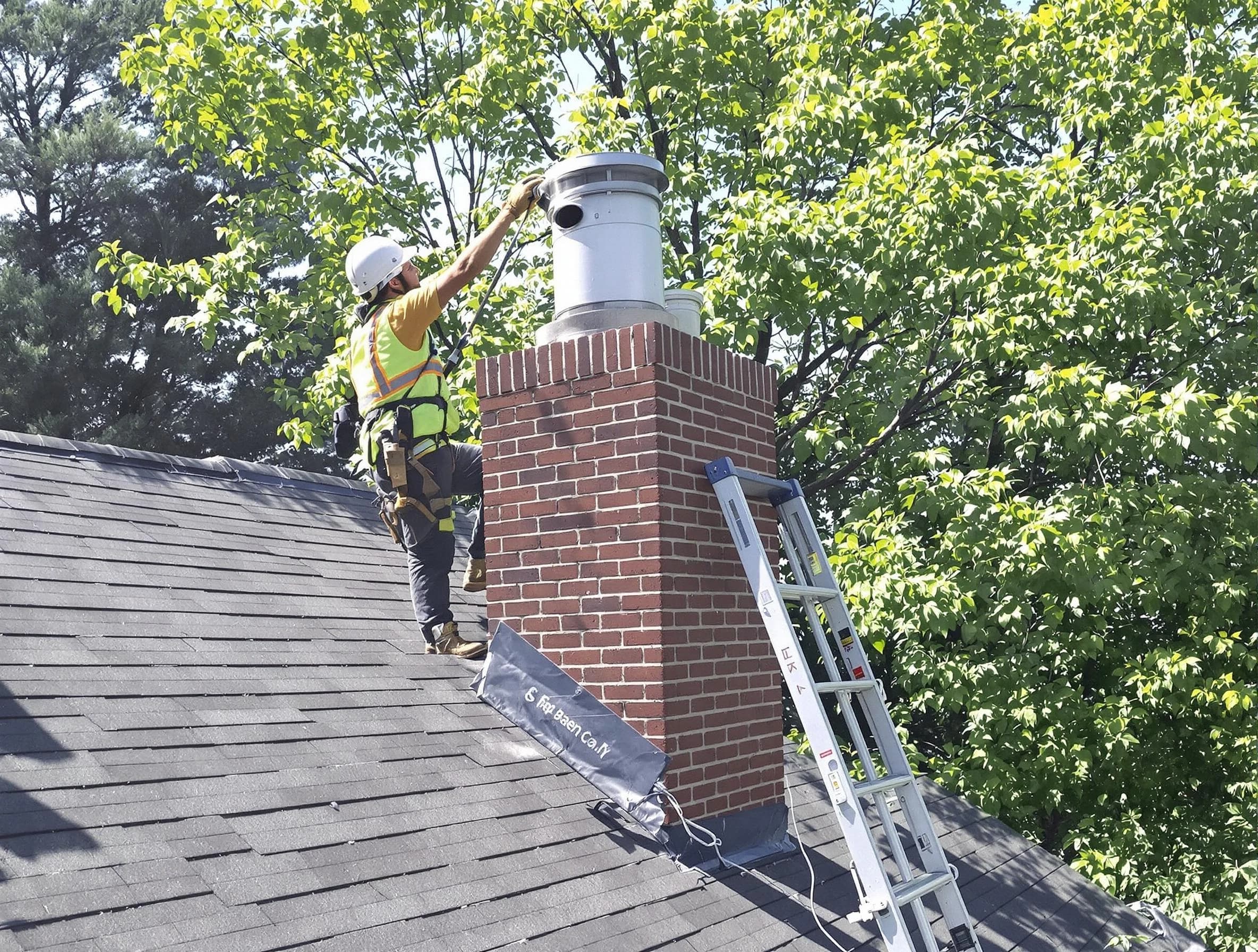 Chimney liner inspection by Lake Land'Or Chimney Sweep in Lake Land'Or, VA