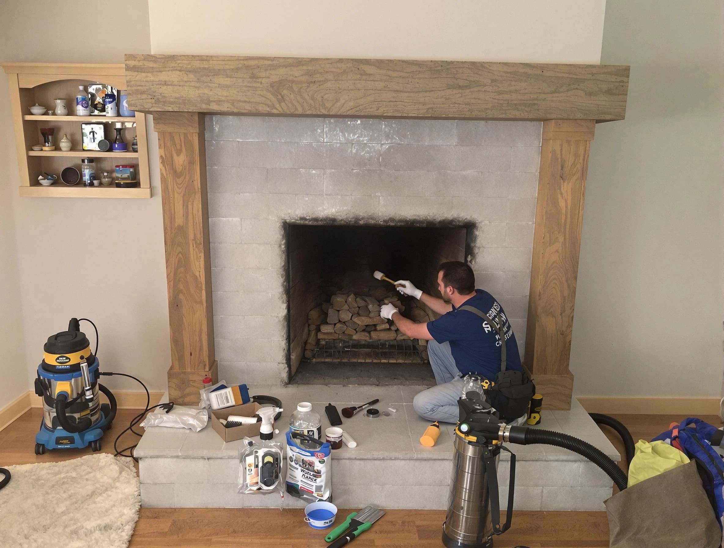 Detailed creosote removal process by Lake Land'Or Chimney Sweep in Lake Land'Or, VA