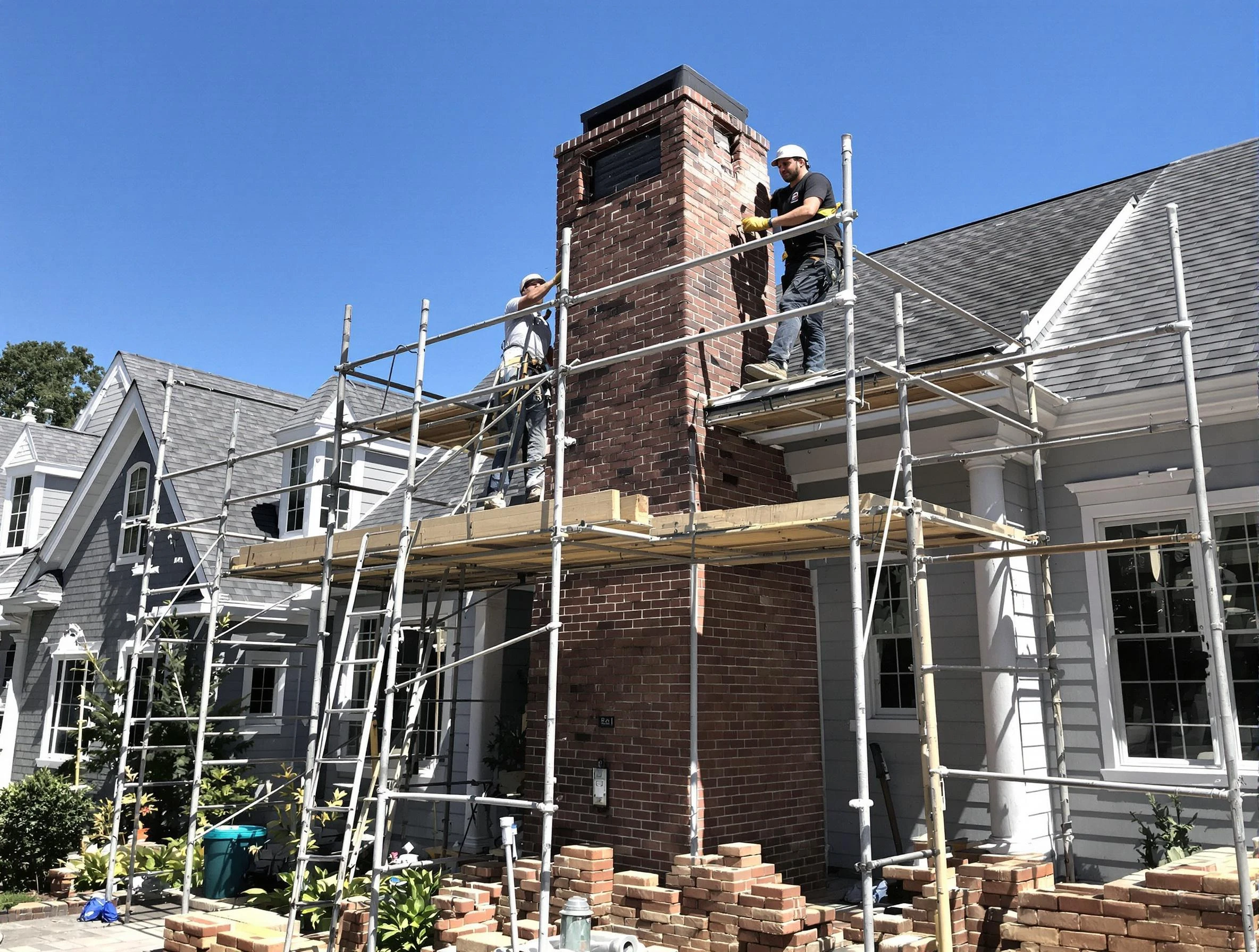 Chimney Rebuilding in Lake Land'Or