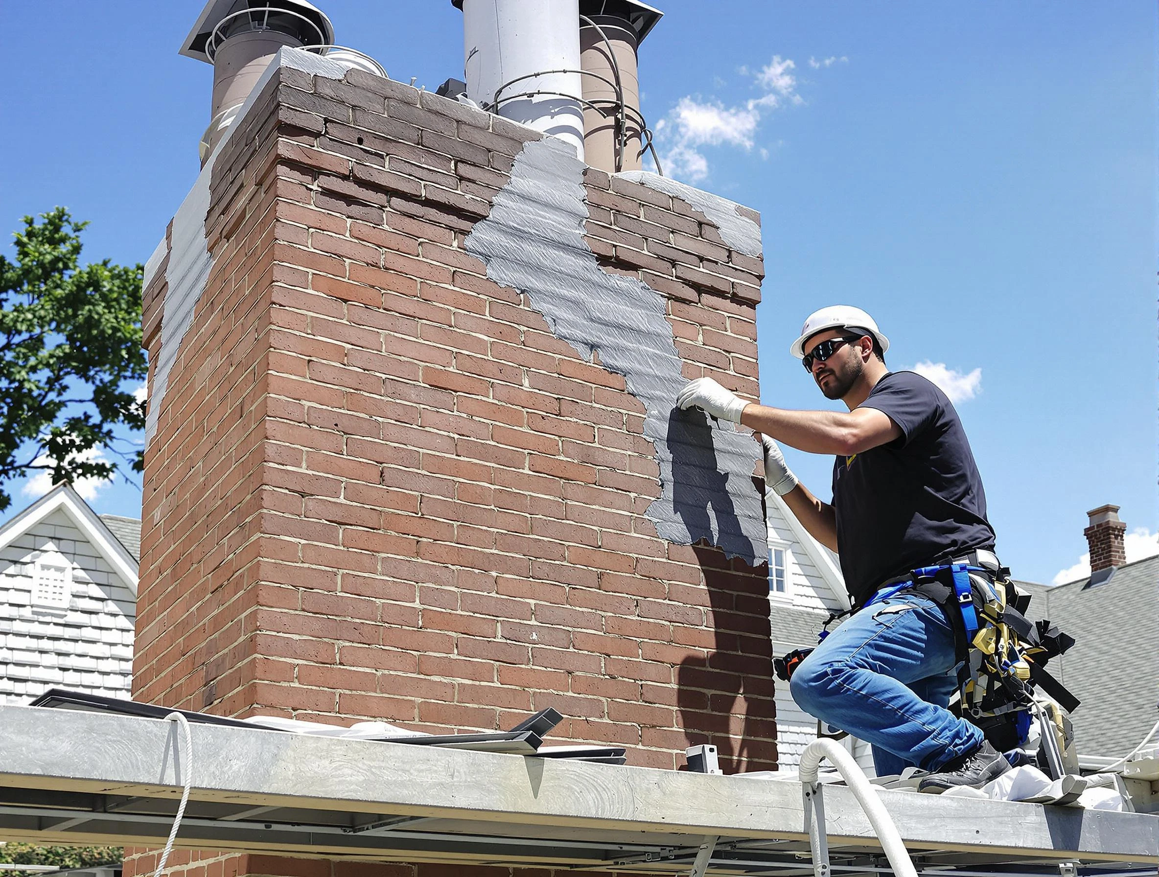Chimney Restoration in Lake Land'Or