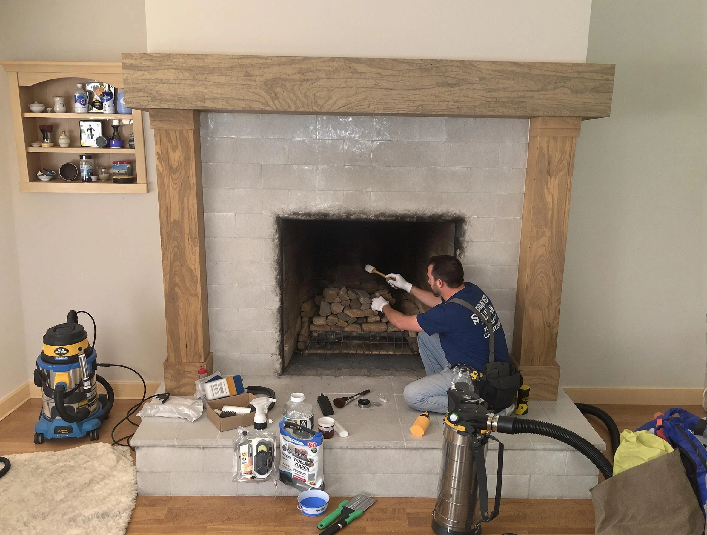 Detailed creosote removal process by Lake Land'Or Chimney Sweep in Lake Land'Or, VA